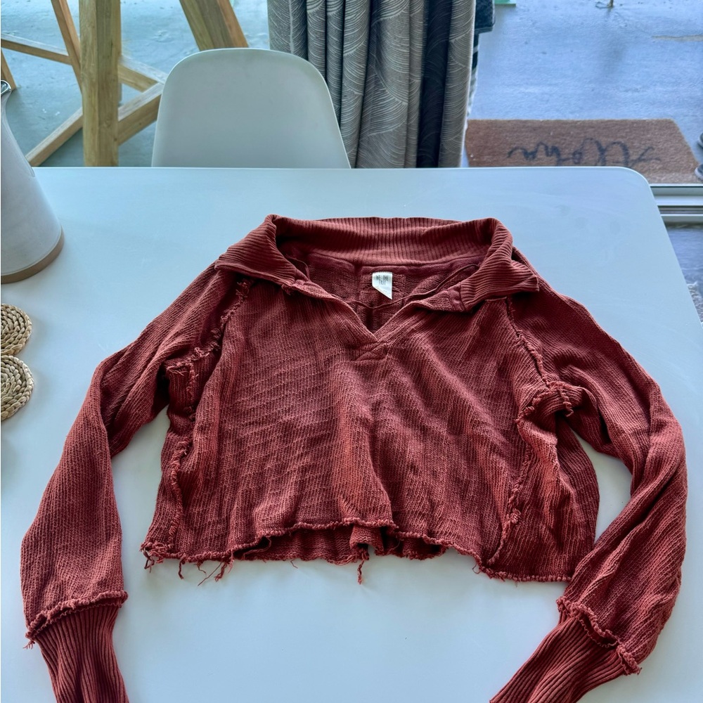 We the Free XL Cropped Sweater